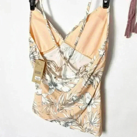 Cremieux‎ Tropic Toile Cross Back Tankini Top - Picture 5 of 5